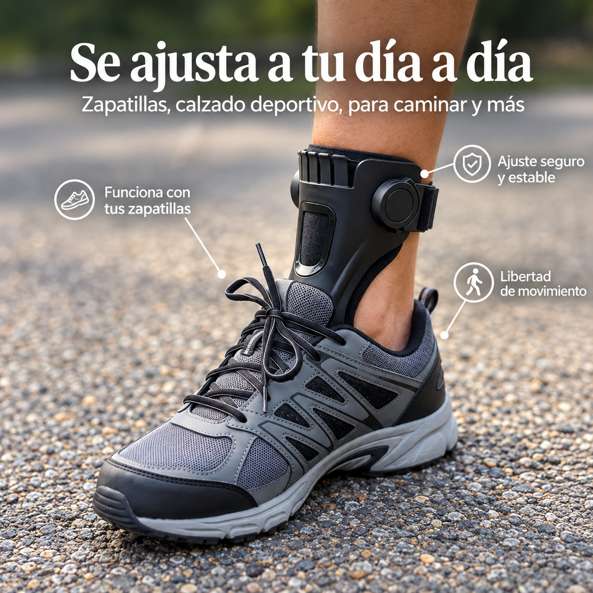 Saintko Soporte AFO para Pie Caído
